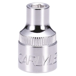 Carlyle Hand Tools Shallow Metric Standard Socket - 3/8 Inch Drive (S38006M)