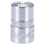Carlyle Hand Tools Shallow Metric Standard Socket - 3/8 Inch Drive (S38012M)