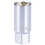 Carlyle Hand Tools Spark Plug SAE Socket - Rubber Insert - 1/2 Inch Drive (SSP1226)