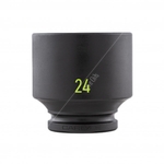 Carlyle Hand Tools Standard Impact Socket - 1 Inch Drive - 6 Point (CIS0124M)