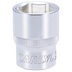 Carlyle Hand Tools Standard Shallow Socket - 1/2 Inch Drive (S12022M)