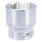 Carlyle Hand Tools Standard Shallow Socket - 1/2 Inch Drive (S12029M)