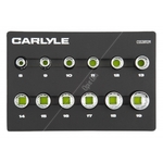 Carlyle Hand Tools Standard Socket Set - 8-19mm - 3/8 Inch Drive - 12 Point (CSS38112M)