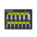 Carlyle Hand Tools Star Tamper Proof Socket Set T7H - T60H (CBSTH13)