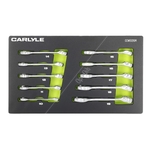 Carlyle Hand Tools Stubby Combination Wrench Set - 10-19mm - 12 Point (CCWS1210M)
