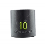 Carlyle Hand Tools Stubby Impact Socket - 1/2 Inch Drive - 6 Point (CISST1210M)