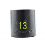Carlyle Hand Tools Stubby Impact Socket - 1/2 Inch Drive - 6 Point (CISST1213M)