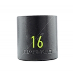Carlyle Hand Tools Stubby Impact Socket - 1/2 Inch Drive - 6 Point (CISST1216M)