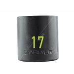 Carlyle Hand Tools Stubby Impact Socket - 1/2 Inch Drive - 6 Point (CISST1217M)