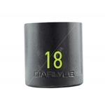 Carlyle Hand Tools Stubby Impact Socket - 1/2 Inch Drive - 6 Point (CISST1218M)