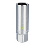 Carlyle Hand Tools Thin Wall Spark Plug Socket - 3/8 Inch Drive - 6 Point (CSSP3814MTW)