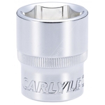 Carlyle Tools Metric Standard Shallow Socket - 1/2-inch
