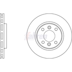 Fahren Vented Brake Discs - Front (FBD6302)