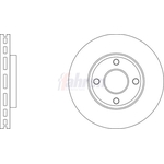 Fahren Vented Brake Discs - Front (FBD6948) For: Ford Fiesta