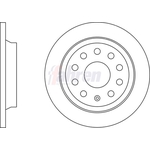 Fahren Solid Brake Discs - Rear (FBD6780)