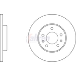 Fahren Solid Brake Discs - Rear (FBD6798)