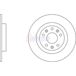 Fahren Solid Brake Discs - Rear (FBD6815)