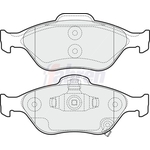 Fahren Brake Pads - Front (FBP3217)