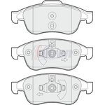 Fahren Brake Pads - Front (FBP3250)