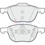 Fahren Brake Pads - Front (FBP3373) For: Ford