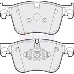Fahren Brake Pads - Front (FBP3844)