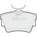 Fahren Brake Pads - Rear (FBP3025)