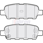 Fahren Brake Pads - Rear (FBP3280)