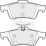 Fahren Brake Pads - Rear (FBP3314) For: Ford