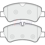 Fahren Brake Pads - Rear (FBP3369) For: Ford