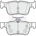 Fahren Brake Pads - Rear (FBP3739) For: Ford