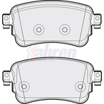 Fahren Brake Pads - Rear (FBP3796)