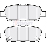 Fahren Brake Pads - Rear (FBP3816)