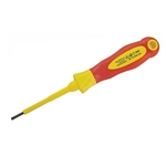 Faithfull VDE Soft Grip Slotted Screwdriver With 2.5mm Tip