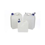 9.5 Litre Jerry Can (Tap) - Translucent (1414A)