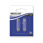 Neolux Double Pack Standard 12V 10W Sv8.5-8 Festoon Bulbs For 264 / 265 Replacement