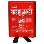 Fireblitz Fire Blanket In Hard Case - 1.2M x 1.2M