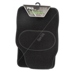 PMA Universal Luxury Car Mat Set with Black Binding