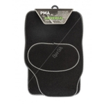 PMA Universal Venice Car Mat Set with Silver S Binding