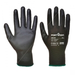 Portwest Black PU Palm Glove Medium