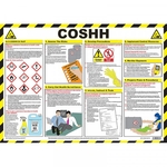 Safety First Aid COSHH Poster Guide