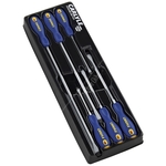 Slotted Screwdriver Set With Comfort Grip Handles