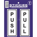 Push Pull Door Sticker By Castle Promotions