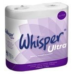 Whisper 3 Ply Luxury Soft Toilet Rolls