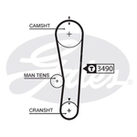 Gates PowerGrip Timing Belt Kit (K015637XS)