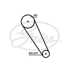 Gates PowerGrip Water Pump & Timing Belt Kit (KP1TH15698XS-2)