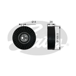 Gates DriveAlign Idler Pulley (T36003)