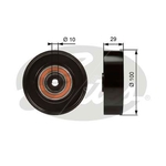 Gates DriveAlign Idler Pulley (T36008)