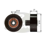 Gates DriveAlign Idler Pulley (T36051)