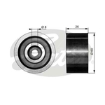 Gates DriveAlign Idler Pulley (T36076)