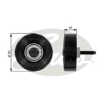 Gates DriveAlign Idler Pulley (T36089)